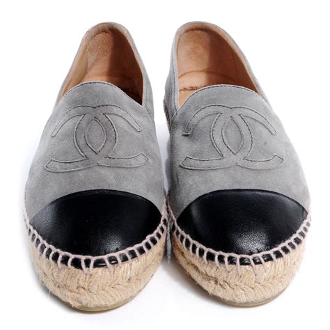 gray chanel espadrilles|where to buy chanel espadrilles.